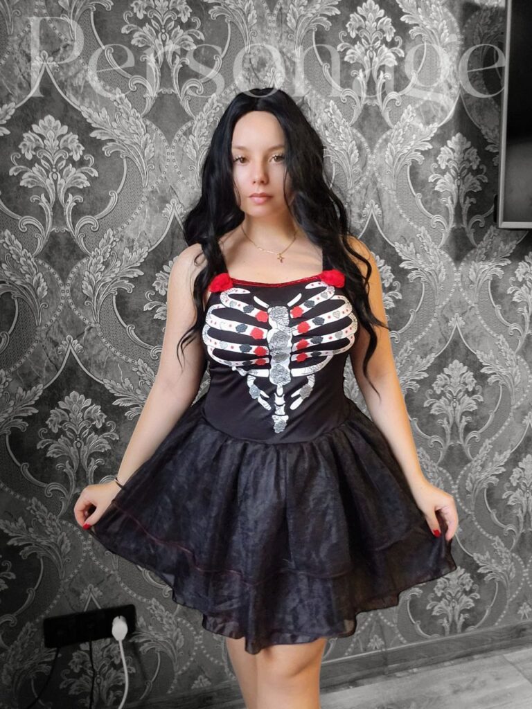 Скелет сердечко, сукня