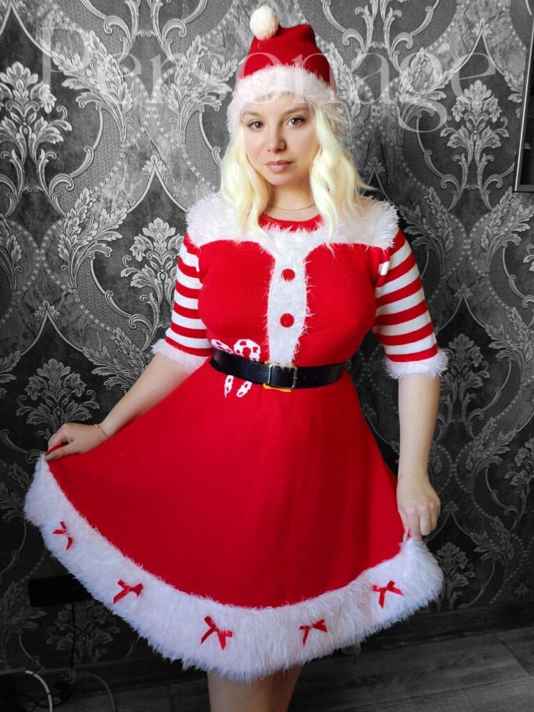 Сукня новорічна льодяник