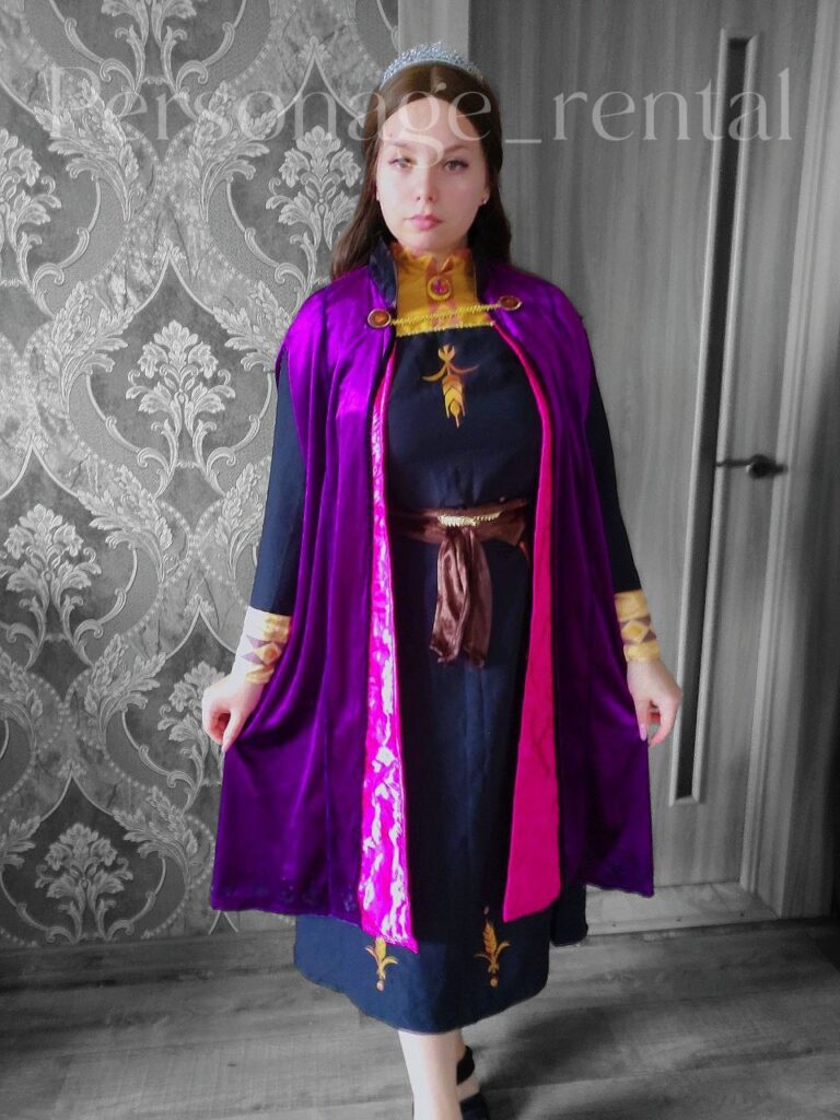 Жіночий костюм Анни з мультфільму 'Холодне Серце'